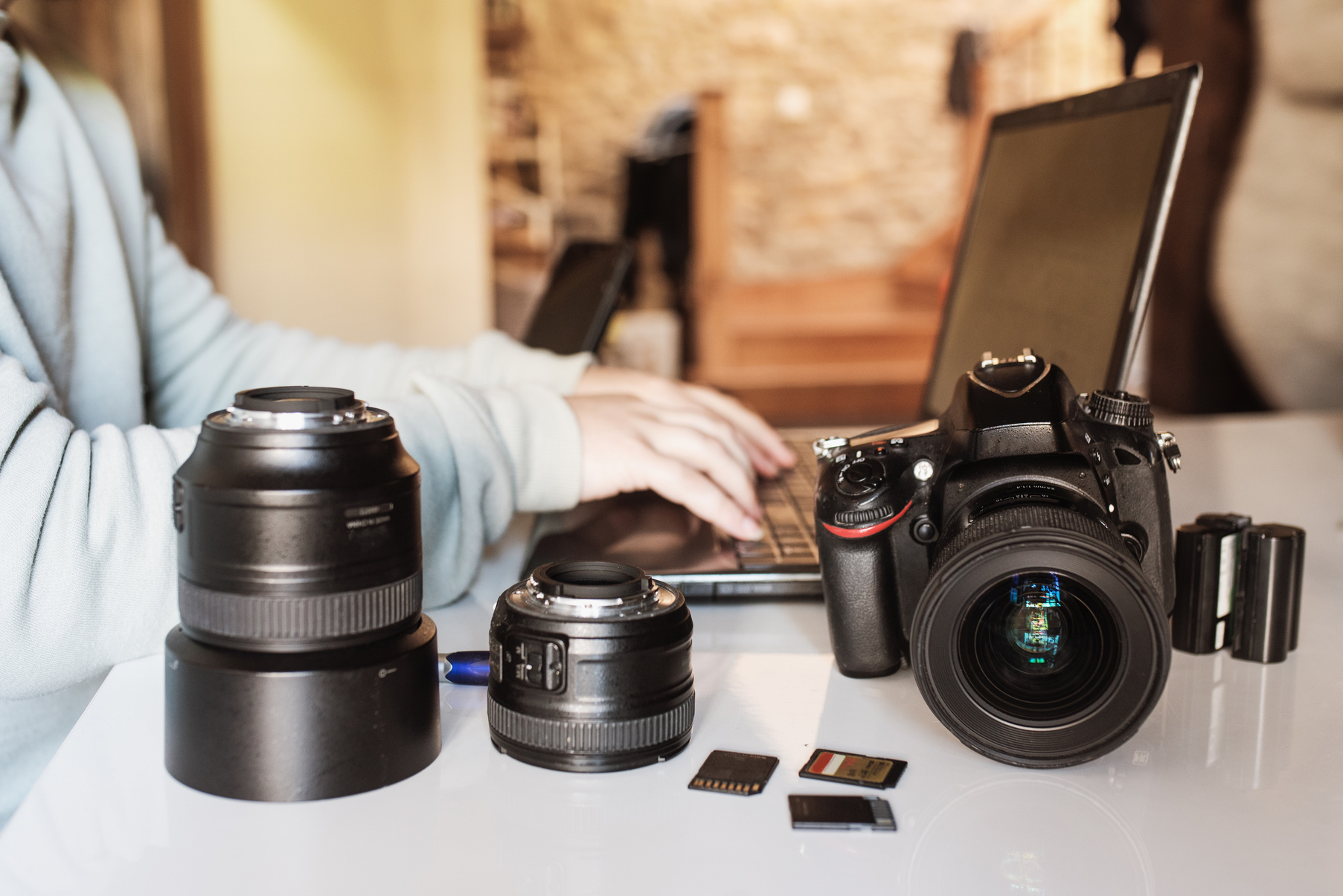 Photographer desk